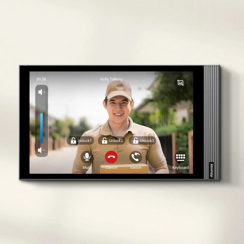 Akuvox S563 interfon video IP cu ecran tactil 7 inch pentru acces si monitorizare apartament